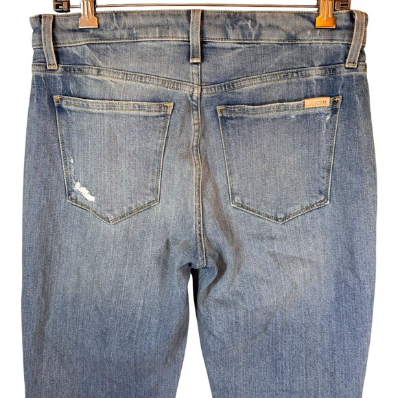 Joe's Jeans Women's 28 The Milla High Rise Straight Ankle Distressed Light Wash‎ - Picture 6 of 16